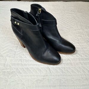 Boden Stratford Ankle Booties Black Women’s Size 38